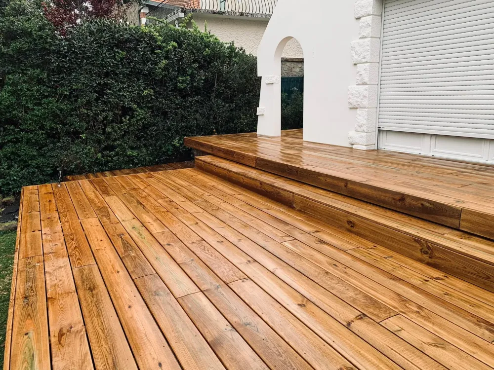terrasse bois près de Prinquiau